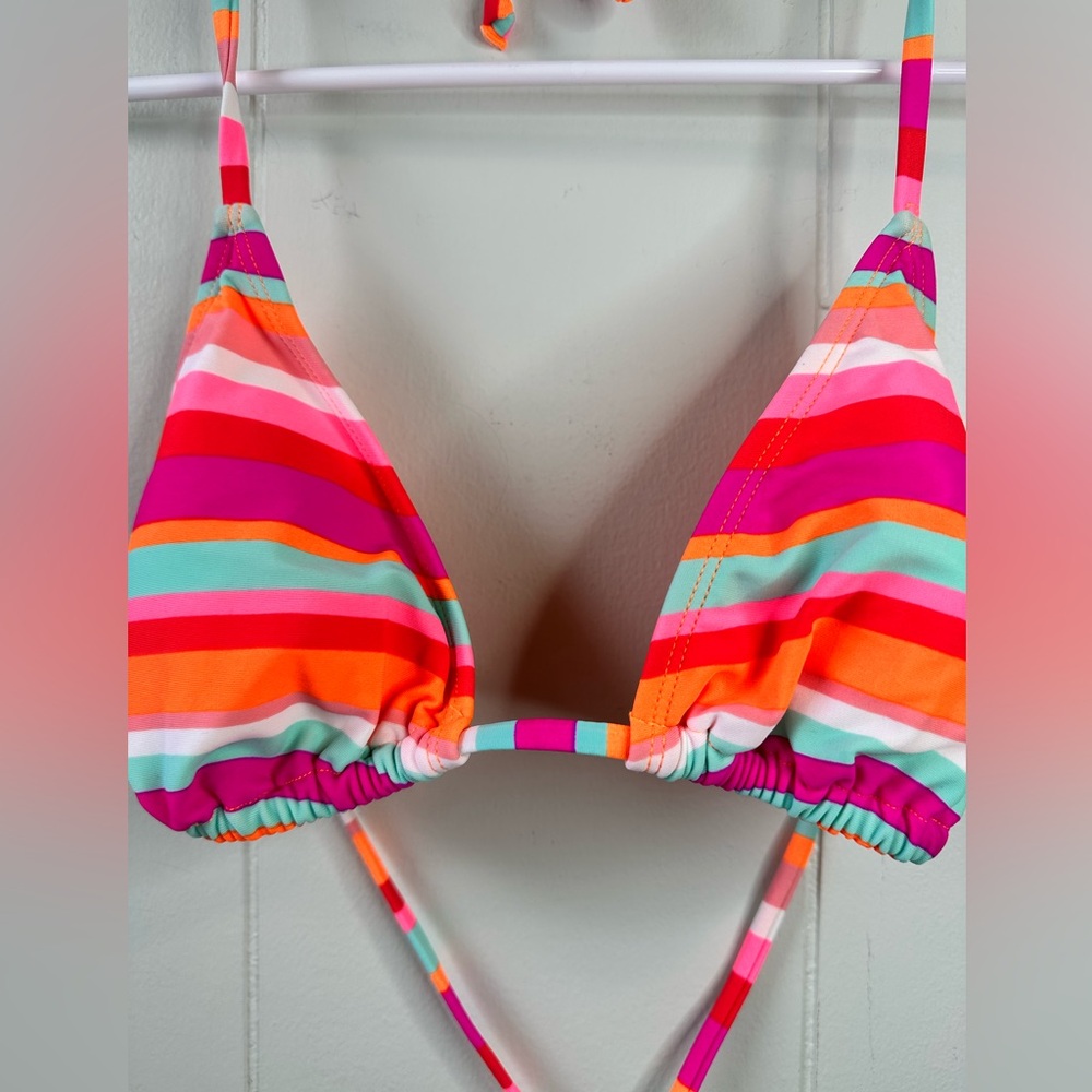 Old Navy Pink and Orange Bikini Vibrant Swimwear - Picture 5 of 9